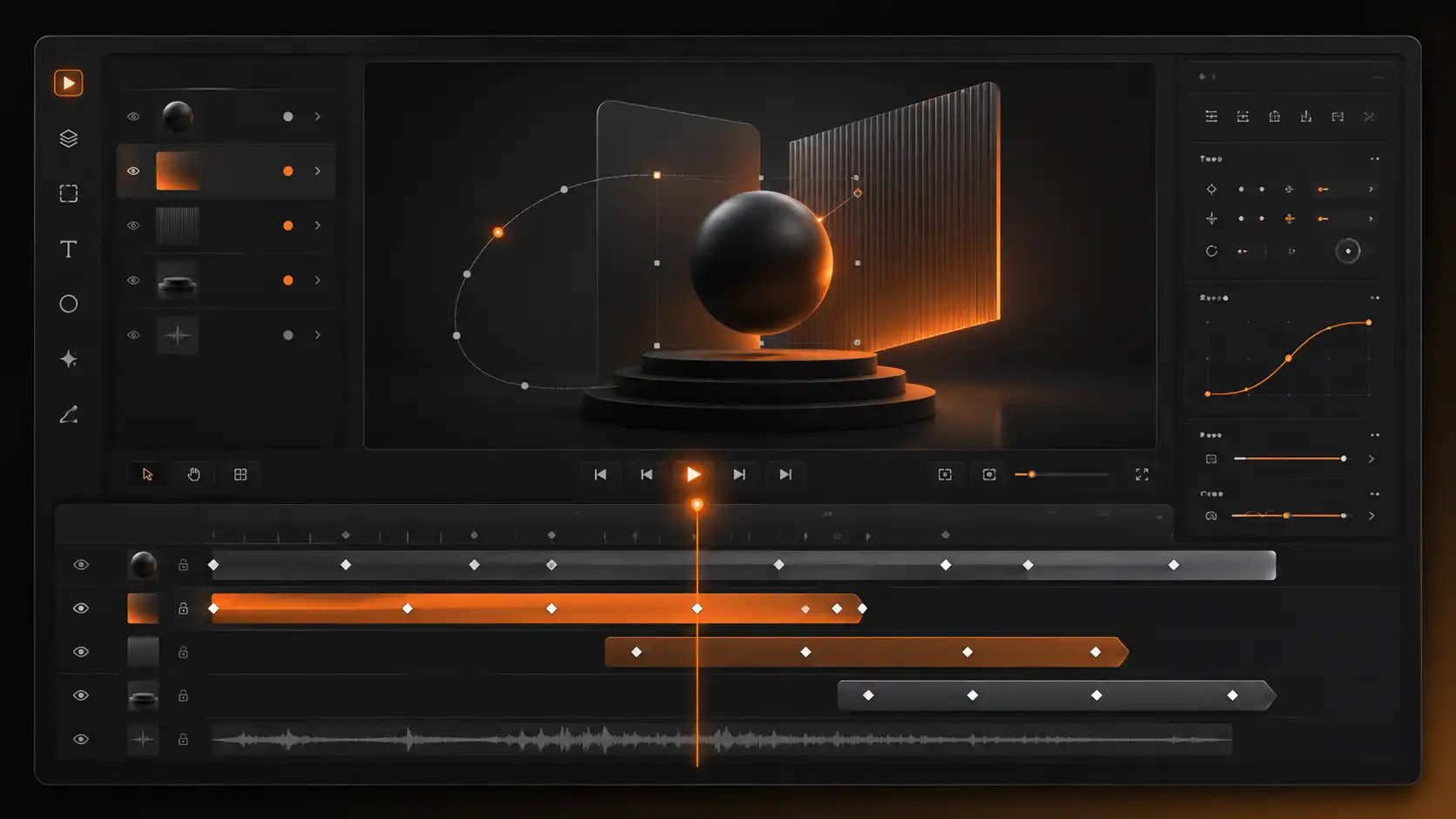 MOX Editor: Timeline and scenes